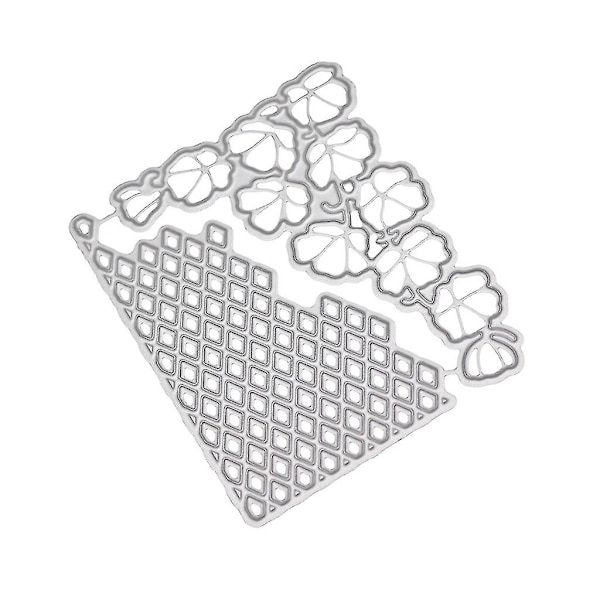 Blomma Bakgrund Metall Skärverktyg Stencil Gör själv Scrapbooking Album Stämpel Papper Kort Prägling Hantverk Dekor