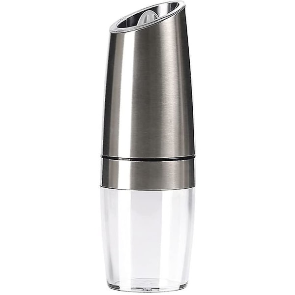 Salt Pepper Grinder, Stainless Steel Electric Pepper Grinder Automatic Himalayan Dried Herbs, Spices