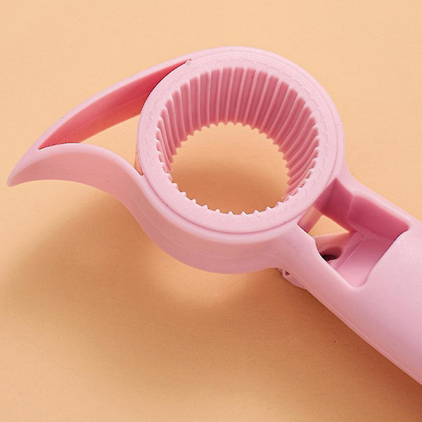 4 i 1 flasköppnare för drycker och öl Bekvämt grepp för hushållsförsörjning Pink