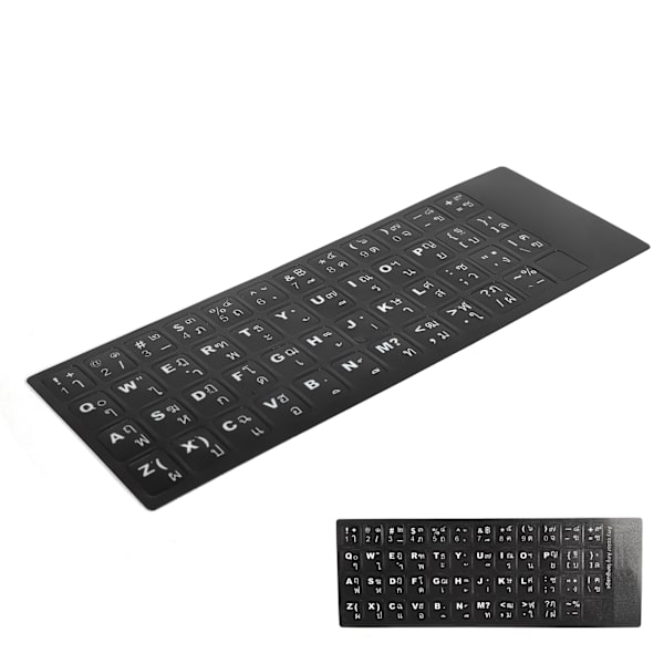 Thai Keyboard Sticker - Erstatning til stationær og bærbar computer