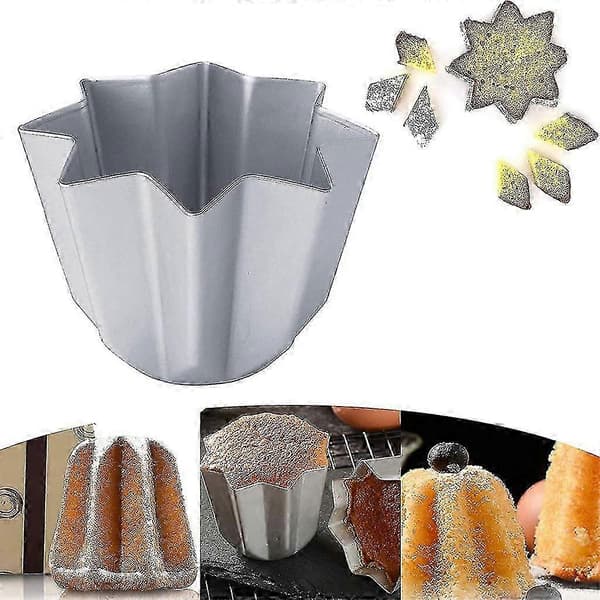 Aluminiumkakform Pandoro Formar Åttkantig Brödbakform Non-stick - JA 1