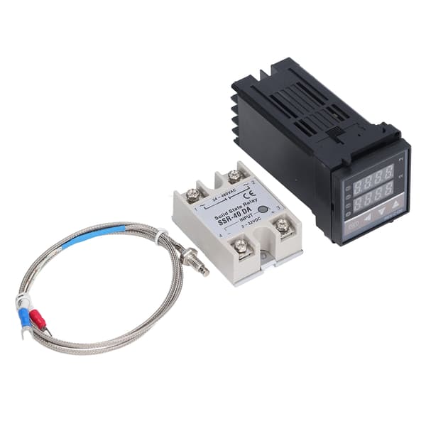 Temperaturkontroller PID Solid State Relé Temp Sensing Termoelement Digital Termostat
