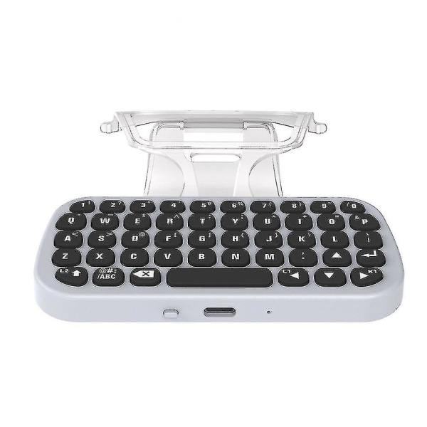 Nytt PS5 Chatpad Mini Gaming Keyboard Trådløst Chat Meldingstastatur med lyd/headsetkontakt for Sony Playstation 5