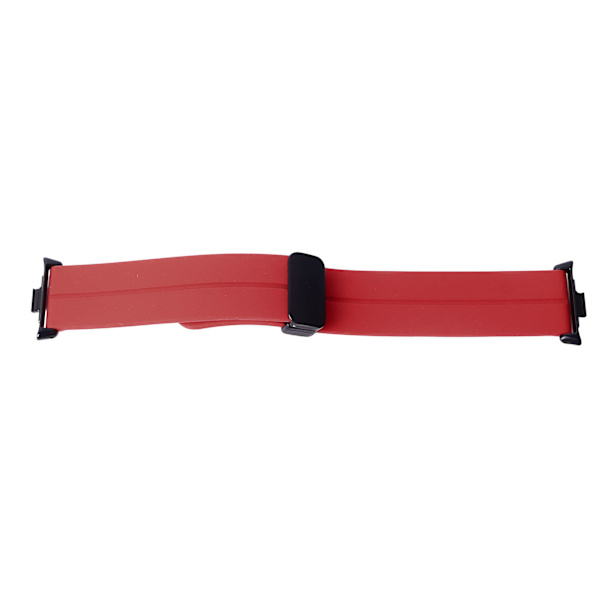Silikon Armband för Mi Band 8 Pro - Vikbart, Flexibelt, Vattentätt - Vinröd