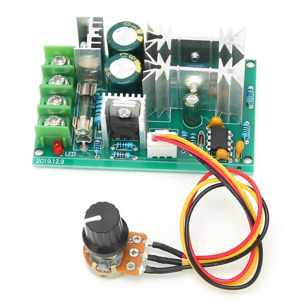 Motorhastighetskontroller PMW Bryter Kontrollmodul Strømregulator DC 10V‑60V 20A