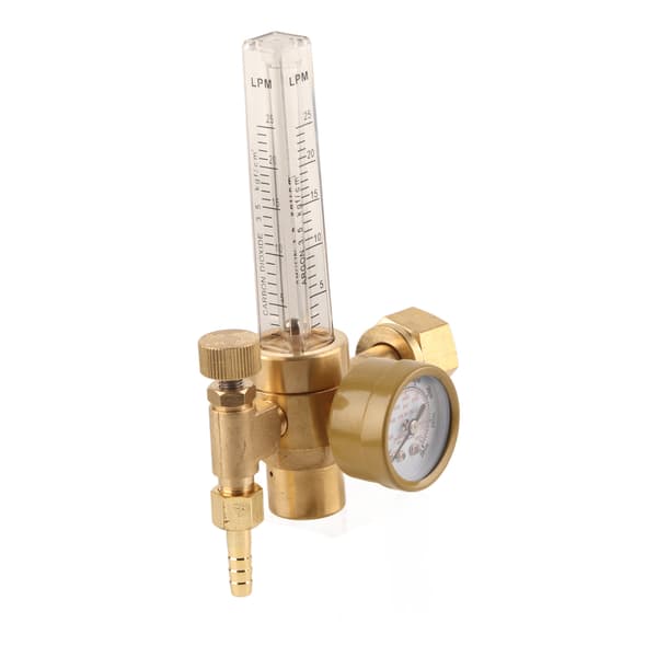 Argon Regulator Manuell Justering Sveise Gass Flowmeter Trykkmåler Reduksjonsventil