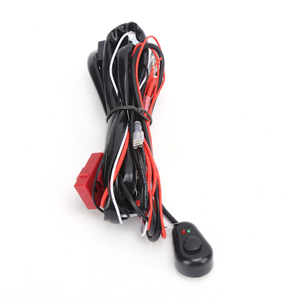 12V LED Spotlysforbindelseskabel 1-til-2 40A Relæ Inline Blade Sikring Universal til Bil ATV UTV