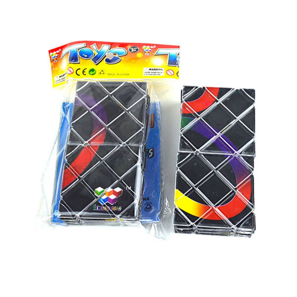 Vikbar 8-panels Magic Cube Professionell Twisty Puzzle Klassiska Leksaker