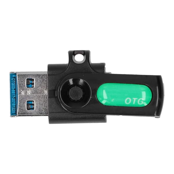För Android V8 Gränssnitt OTG Adapter Portabel Datakonverterare för USB2.0/3.0/USB PD Grön