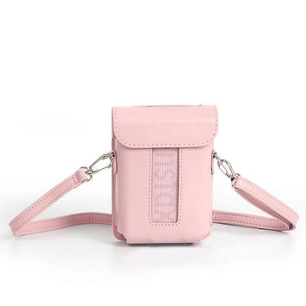 【BQ】For Fujifilm Instax Mini Link 3 PU Leather Printer Case Retro Shockproof Storage Bag Accessories Dustproof C Pink