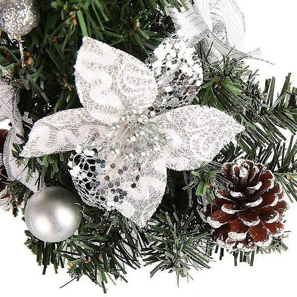 20cm Christmas Tree Table Decorations Pine with Pendants Artificial Christmas Tree
