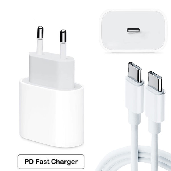 USB C Chargeur Rapide för iPhone 12,12 Pro, 13,13 Mini, 13 Pro Max, etc.
