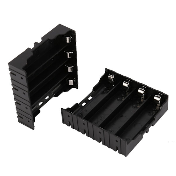 10x Batteriholder Box Case Sort Til 4x 13,7v Black