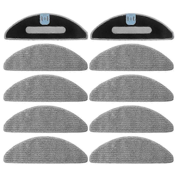10 stk. moppepuder til iRobot Roomba Combo I5, I5+, J5, J5+ robotstøvsuger mikrofiber vaskbar - JA Harmaa