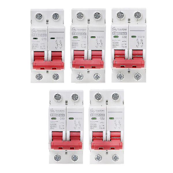2p Dc 1000v Solar Mini Circuit Breaker 10a/16a/32a/50a/63a Dc aurinkosähkö Mcb 16A