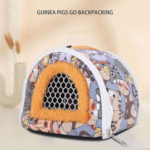 Bärbar Smådjur Igelkottsväska Utomhusresor Marsvin Råtta Chinchillas Bärpåse multicolor