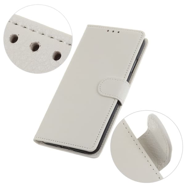 【BQ】Motorola One Action Plånboksfodral - Vit 70