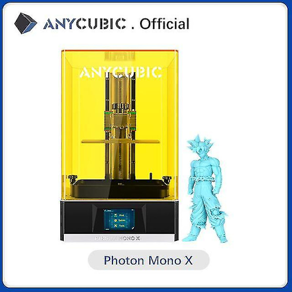 Anycubic 3d Printer Photon Mono X, Uv Cd Resin Printer Med 4k Monokrom skærm, App fjernbetjening, Print Størrelse 192*120*250 Mm Photon mono x