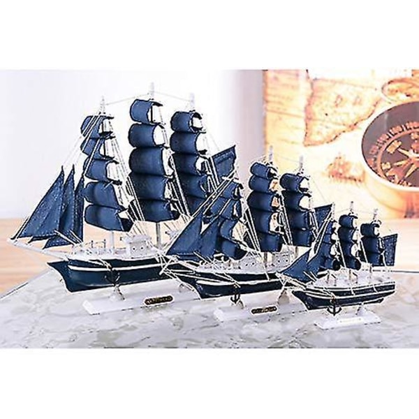 Skip Seilbåt modell Håndverk dekorasjon tre Nautical Corsair bordplate ornament