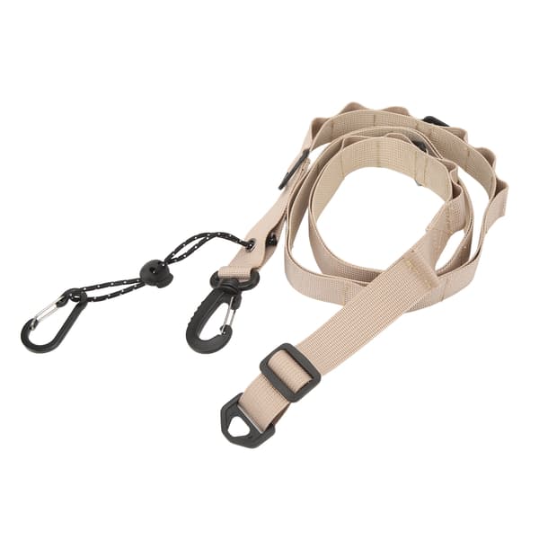 Multifunksjonell Sklisikker Campingoppbevaringsstropp i Nylon med Trekantring Khaki