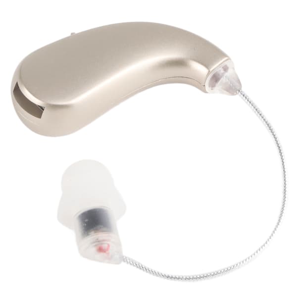BX 06 Oppladbar Ørelydforsterker Ergonomisk Passform Sølv