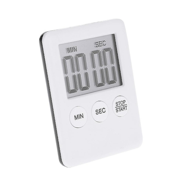 Liten magnetisk kjøkkentimer Digital Cooking Timer Stor LCD-skjerm