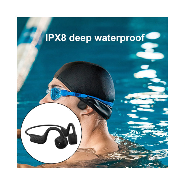 Polaris B21 trådlös hörlur IPX8 Vattentät Bluetooth-kompatibel 5.0