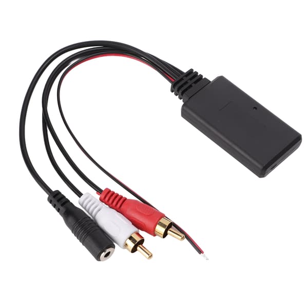 Bil Bluetooth 5.0 AUX-modul Handsfree Mikrofon ABS Slitstark Anti-aging för Pioneer 2RCA
