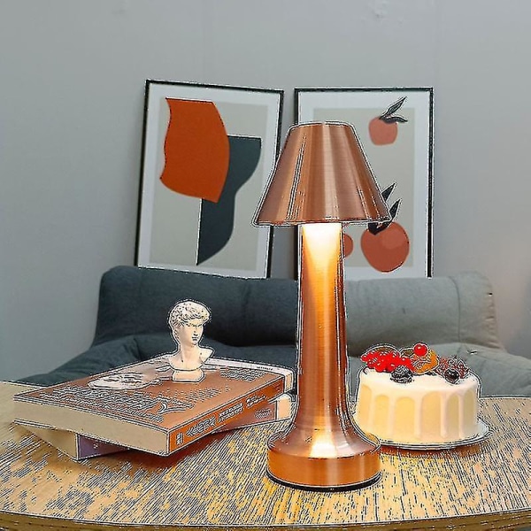 Touch Sensor Bar Opplastingsbare bordlamper (gyllen) Bronze C