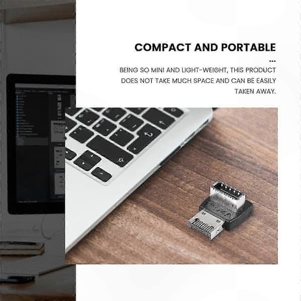 USB Typ-C Frontpaneladapter för datormoderkort