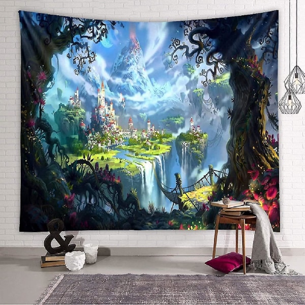 Metsälinnan seinäriipus, Psykedeelinen unelma Tapestry Fairy Tale Tapestry