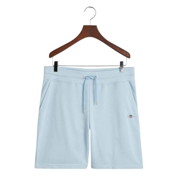【BQ】Gant Shield Drawstring Sweat Shorts Bomull Regular Fit Sommer Shorts Blue S