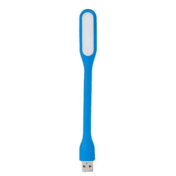 Bærbar Usb Led Mini Book Light Leselys Bordlampe Fleksibel Lampe For Power Bank Bærbar Bærbar PC Datamaskin Blue
