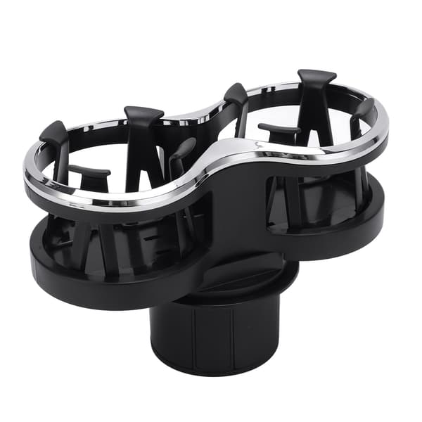 Universal 2-i-1 bilkoppholder - svart