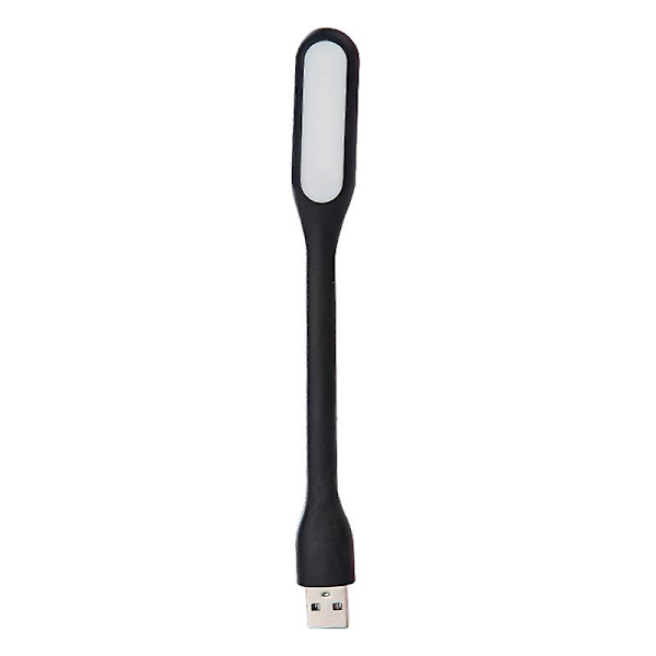 Bærbar Usb Led Mini Book Light Leselys Bordlampe Fleksibel Lampe For Power Bank Bærbar Bærbar PC Datamaskin Black
