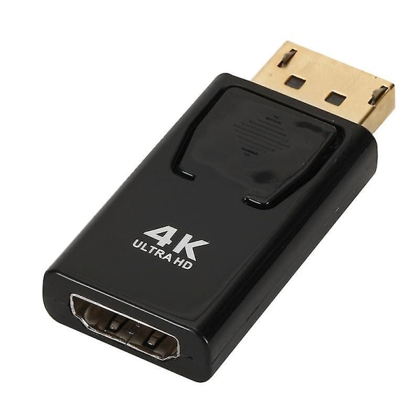Videografikkabeladapter Bekväm kabelskapande Dp till HDMI-kompatibel omvandlare för hemmet