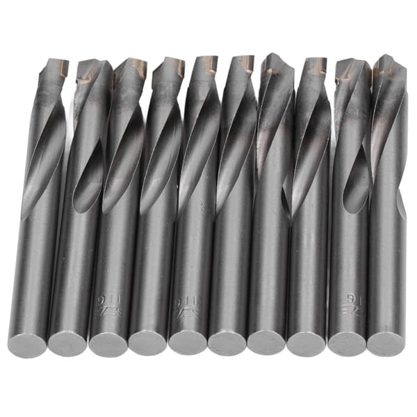 10 stk. lige skaft spiralbor Wolframstål Gravering Fræser CNC Router Bit 11mm