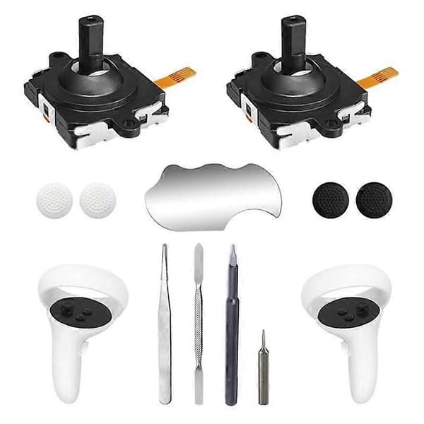 【BQ】Repair Tool Kit for Meta Quest 2 Handle Joystick Replacement Parts Not Specified Not Specified 12 In 1