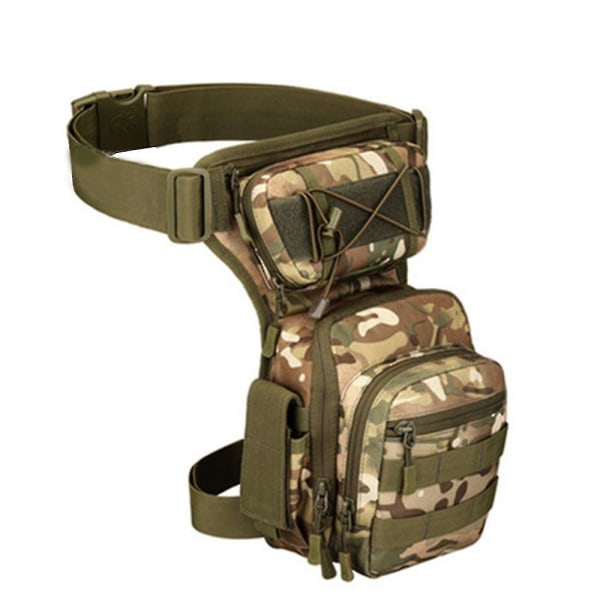 Vattentät militär taktisk Drop Leg Pouch Bag Cross Over Leg Rig