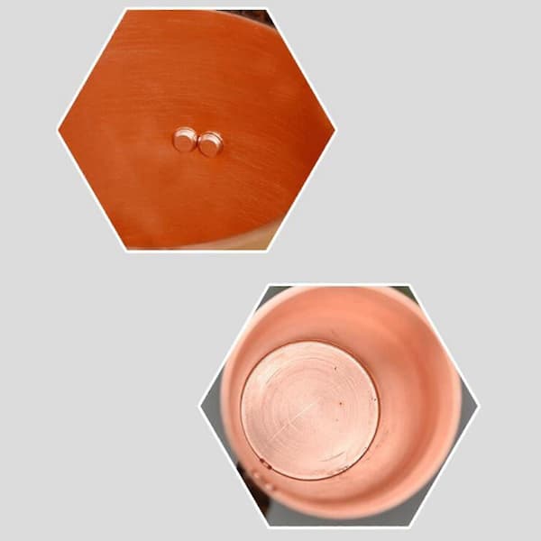 【BQ】Kopparmugg Koppar Vattenkopp 400ml Bärbar Koppar Tekopp Kopparmugg Ren