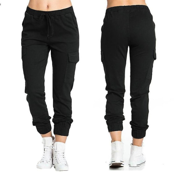 Casual elastiske bukser for kvinner Gurkemeie XXXXL