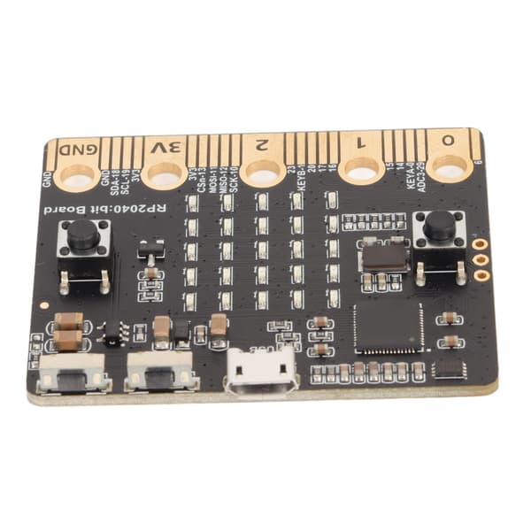 RP2040 Micro Bit Utviklingskort for Raspberry PICO med LED-lys for Programmering av Dataspill Robotkontroll