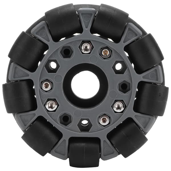 Holdbare 100 mm nylon gummi omnihjul for robotracing