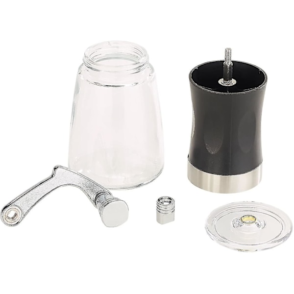 Burr Hand Grinder Coffee Grinder With Hand Crank Manual Coffee Grinder With Ceramic Grinding Mechanism, Continuously Adjustable, 19 Cm)volume_upconten