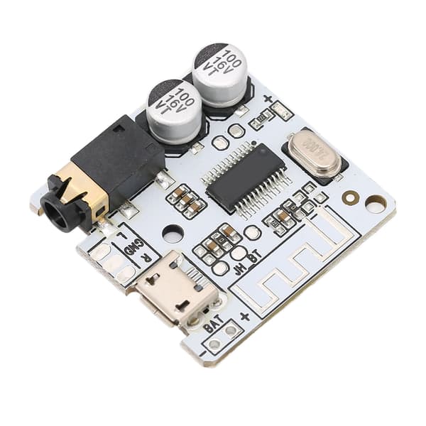 Bluetooth Lydmottakerkort Lossless Stereo Dekoding DIY Bilhøyttalerforsterkermodul med LED-indikator 3,7‑5V