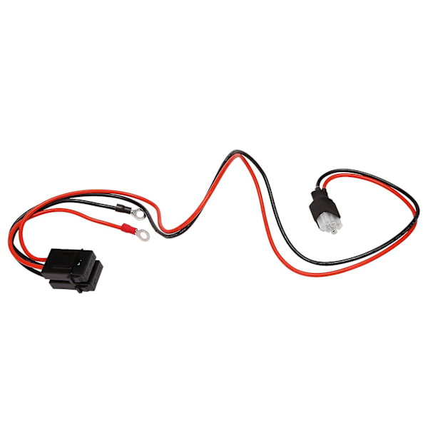 30a säkring 6-stifts power för Ft-857d Ic-725a 1 meter Black Red