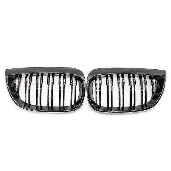 For E81 E87 120d 120i 130i Bilgrill Racinggrill Glansfulle M-gitter 2004-2007 Auto ABS-grilltilbehør Matte Black