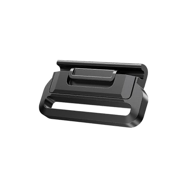 20mm 22mm 26mm Quick Release Adapter til Garmin Fenix 7 7x 7s Fenix 6s 6xpro 6pro-stik til - JV Black 22mm