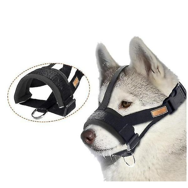 Koiran pehmeä puremista estävä haukkuminen Turvallinen verkko, mesh lemmikkien kuono-osa koirille M Black