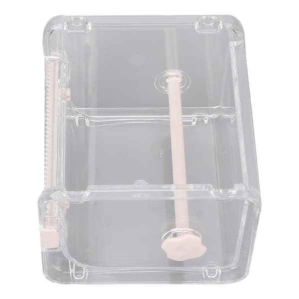 Transparent Multi Maskeringstape Kutter Dispenser Synlig Rullholder for Hjemmekontor Skole Beige